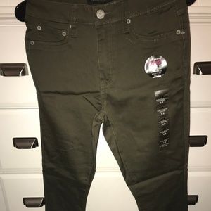 NEW Dark Green High Waisted Skinny Jeans